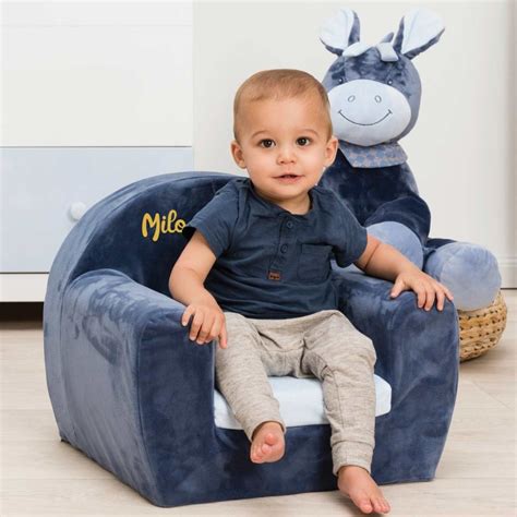 Fauteuil club enfant personnalisé Alex Bibou