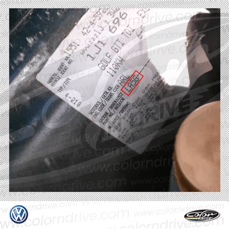 Vw Paint Code Finder