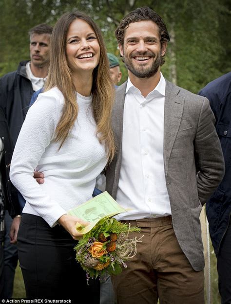 Prince Carl Philip And Princess Sofia Of Sweden All Smiles On First