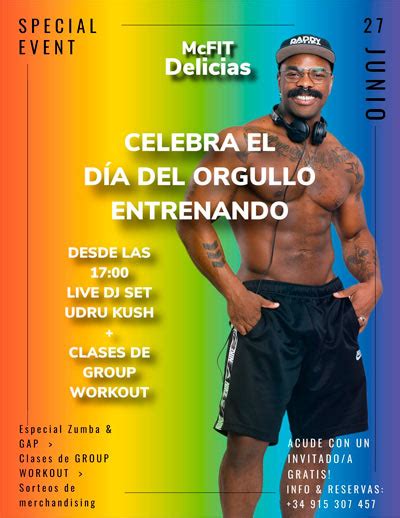 Mcfit Delicias Orgullo Entrenamiento Madrid Gay Pride Madrid Gays