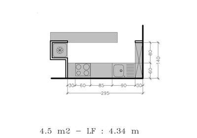 Petite cuisine tous les plans de petites cuisines jusqu à 6 m² Côté