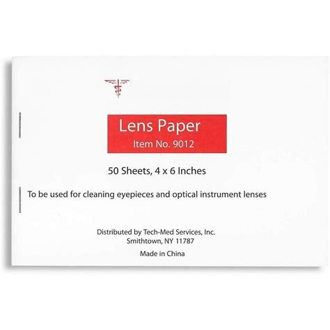 Pack Of 6000 Lens Cleaning Paper Soft Absorbent Paper Lintless