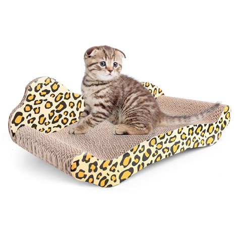 Cat Scratcher Lounge, Corrugated Cat Cardboard Couch, Scratch Bed ...