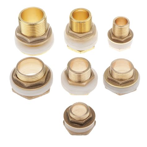 Brass Water Tank Connector Bulkhead Fitting With R Grandado