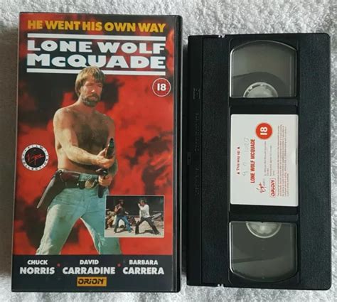 Lone Wolf Mcquade Vhs Chuck Norris David Carradine Barbara