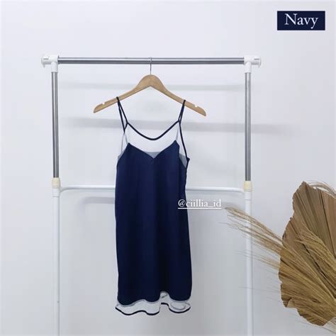 Jual Lingerie Satin Kombinasi Jaring Shopee Indonesia