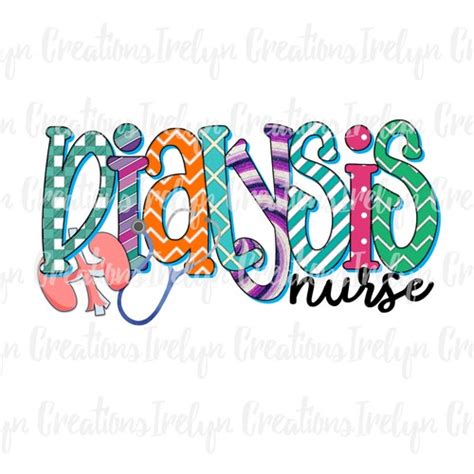 Dialysis Nurse Sublimation Png Design Dialysis Tech Etsy