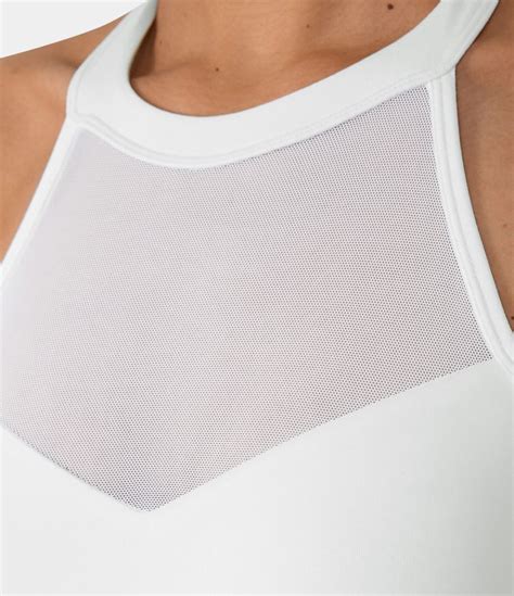 Womens Softlyzero™ Airy Low Support Halter Neck Contrast Mesh Backless