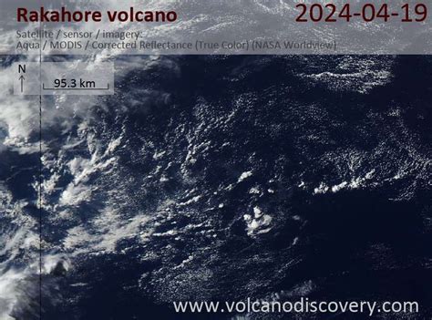 Latest Satellite Images Of Rakahore Volcano Volcanodiscovery