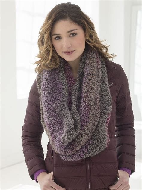 Double Decker Cowl In Lion Brand Homespun Thick Quick Digital