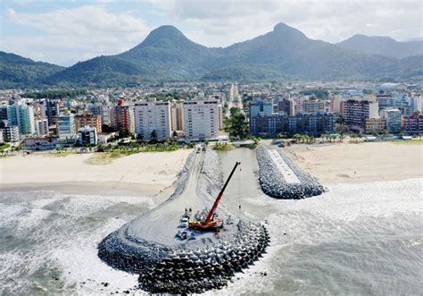 Estruturas Finalizadas Obras Da Orla De Matinhos Chegam A De