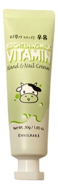 Welcos крем для рук и ногтей kwailnara brightening milk vitamin hand ...