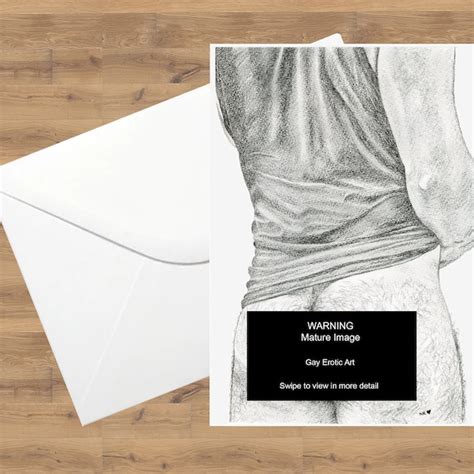 Nude Male Birthday Cards Etsy