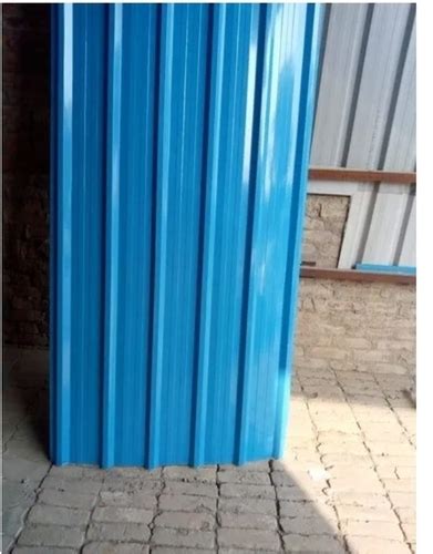 Plain Rectangular Shape Blue Steel Roofing Sheets At Best Price In