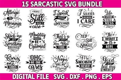 Sarcastic Svg Bundle Sarcastic Bundle Graphic By T Shirt Design Bundle · Creative Fabrica