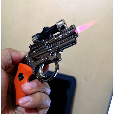 Jual Korek Api Bara Pistol Senter Led Korek Api Unik Shopee Indonesia