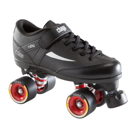 Patines Ruedas Quad Roller Chaya Ruby Ni Os Adultos Negro Powerslide