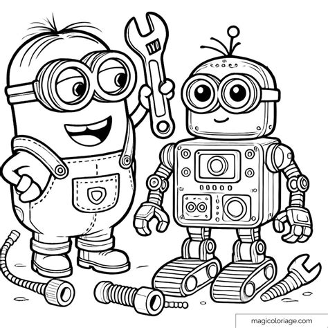Desenho Para Colorir Dos Minions - 7