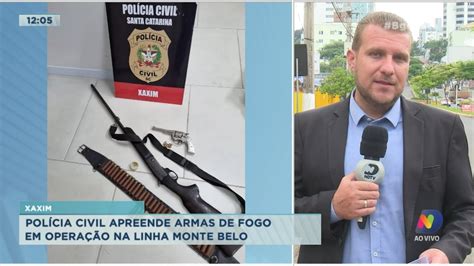 Pol Cia Civil Apreende Armas De Fogo Em Opera O Na Linha Monte Belo Em