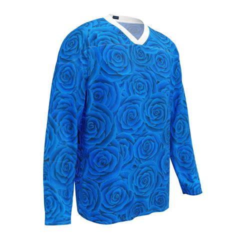 Cerulean Rose Hockey Jersey — Wylie Caudill