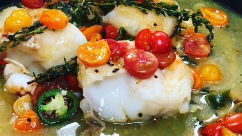 Cod With Cherry Tomatoes Fish Minute Meal