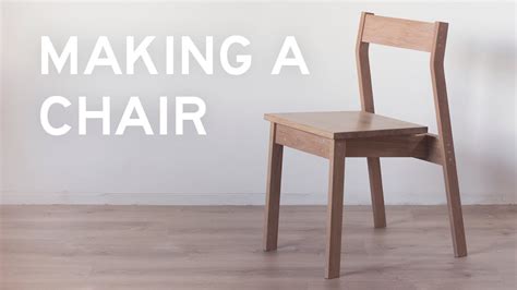 Making A Chair From Oak 1x4s Youtube