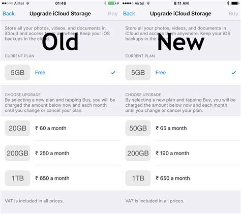 New iCloud Storage Pricing for India (Updated) • Nuclear Bits