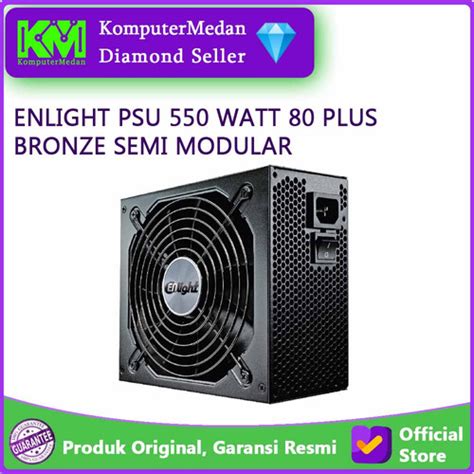 Promo Enlight Psu Watt Plus Bronze Semi Modular Cicil X