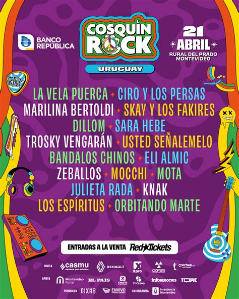 Los Espíritus en Cosquín Rock Uruguay 2023 Ticket