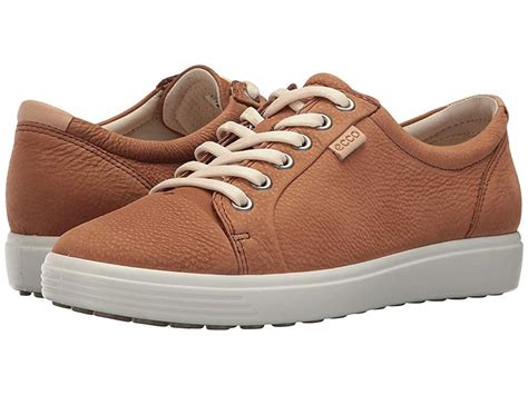 Ecco Soft 7 Sneaker Womens Lace Up Casual Shoes Cashmere Leather