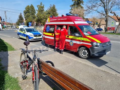 Accident în municipiul Satu Mare Un șofer de 18 ani a lovit un biciclist