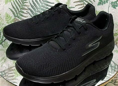 Skechers Go Run Black Sneakers Running Walking Comfort Work Shoes Us