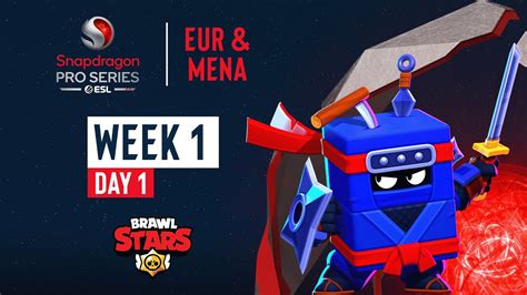 Eur And Mena Brawl Stars Snapdragon Mobile Challenge Week 1 Day 1 Youtube