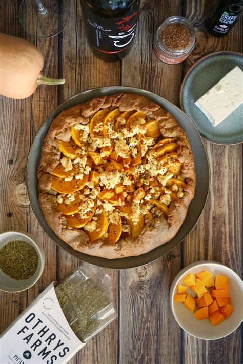 Tarte Rustique Au Butternut Et Feta