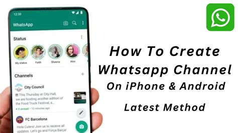 How To Create Whatsapp Channel On Iphone And Android Create Whatsapp