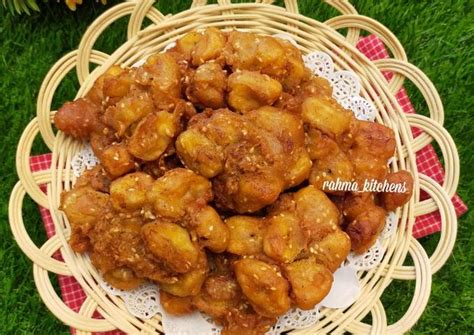 Resep Pisang Goreng Wijen Kayumanis Oleh Rahma Bunda Radit Rafa Cookpad