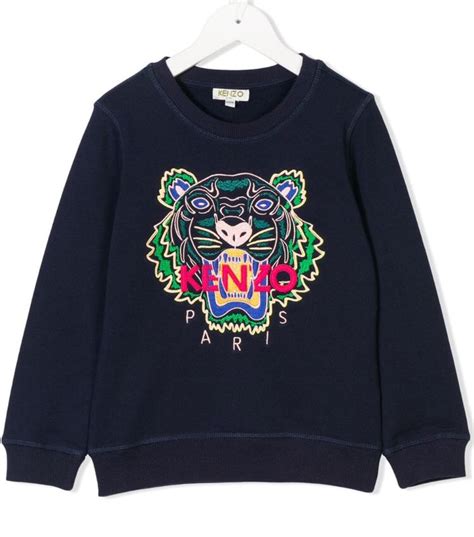 Kenzo Kids Tiger Print Sweatshirt - Farfetch | Printed sweatshirts ...