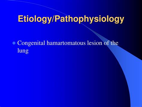 Ppt Congenital Cystic Adenomatoid Malformation Ccam Of The Lung Powerpoint Presentation Id