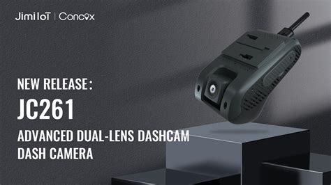 JC261 ADAS Capable 2CH Dashcam With DMS Camera As An Option For