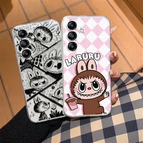 Phone Case Infinix Hot 50i Hot 50 5g Smart 9 Cute Cartoon Labubu Pattern Transparent Shockproof