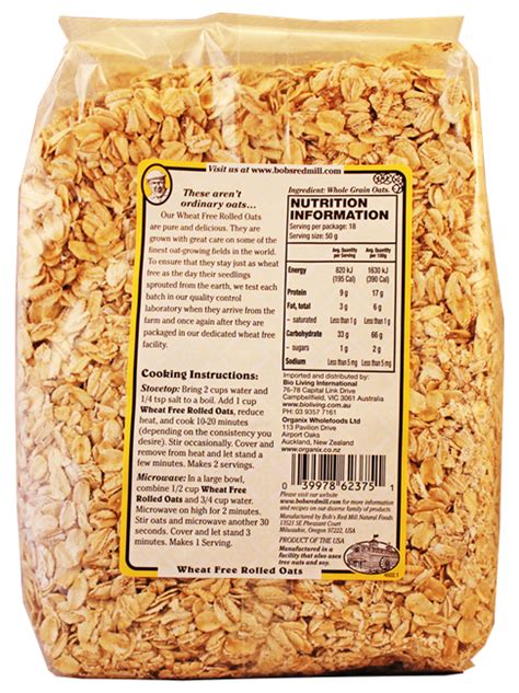 BOB S RED MILL OLD FASHIONED ROLLED OATS Forestway Fresh Online Store