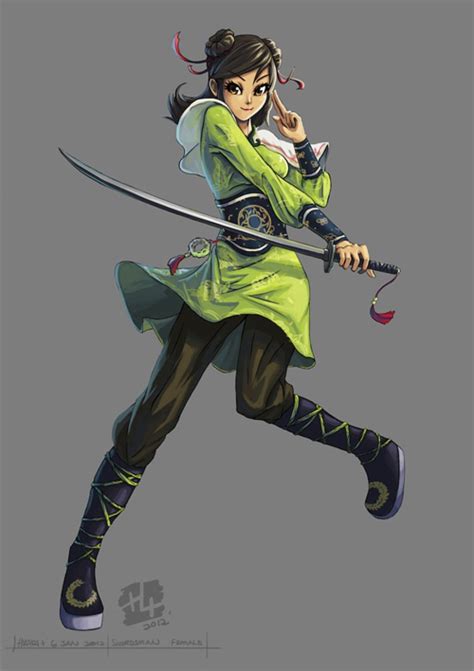 26 Saliently Impressive Swordsman Artwork Illustrations | Naldz Graphics