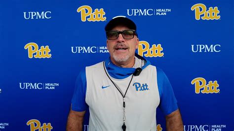 Pitt Football Training Camp Pat Narduzzi Youtube