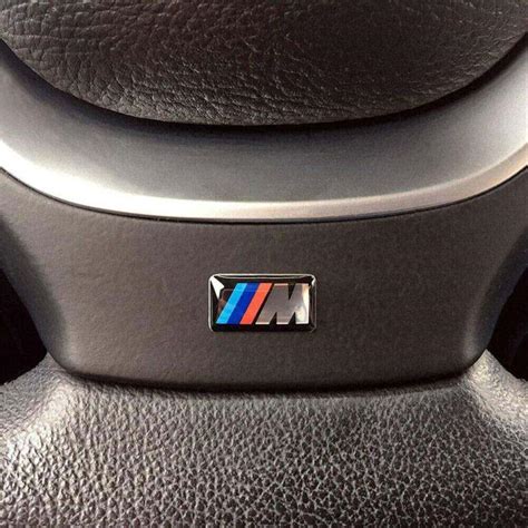 BMW M Performance Emblem Badge für Felgen und Lenkrad Hochwertiger