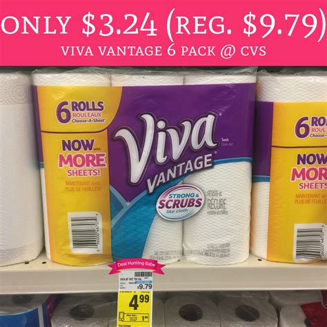 Wow Only Regular Viva Vantage Pack Cvs Deal Hunting Babe
