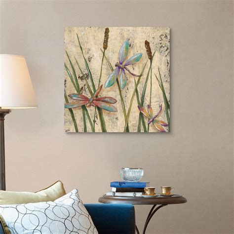 Dancing Dragonflies I Canvas Wall Art Print Insects Home Decor Ebay