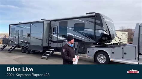 2021 Keystone Raptor 423 Toy Hauler Youtube