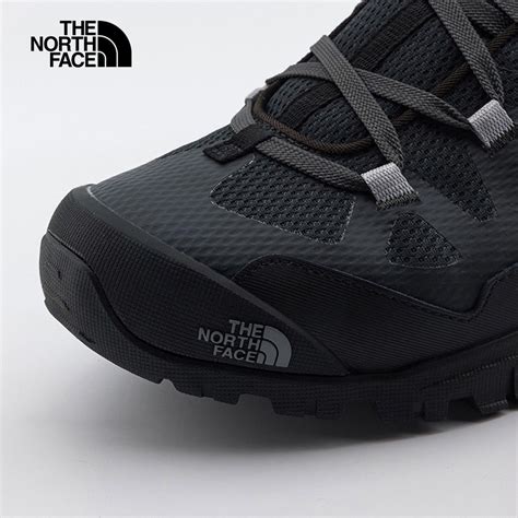 The North Face 北面 男款灰色防水透氣抓地耐磨徒步鞋8191mn8 Pchome 24h購物