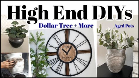 High End Dollar Tree DIY Home Decor Hobby Lobby Decor Dupe More