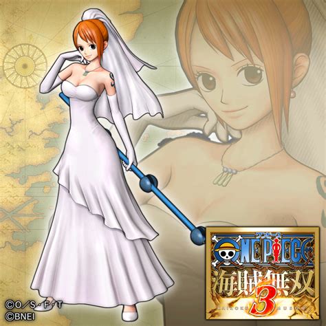 One Piece Pirate Warriors Additional Costume Nami Wedding